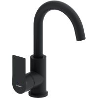 Смеситель для раковины Damixa Apollo 470220300 Черный матовый — фото 1, Смесители