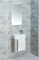 Товар: Зеркало Aquaton Вита 46 1A221902VT010 с подсветкой Белое - фото 2 Зеркало Aquaton Вита 46 1A221902VT010 с подсветкой Белое — фото 2, Мебель для ванной