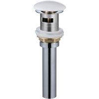 Донный клапан WeltWasser WW PP MT-WT 10000003731 click-clack Белый матовый — фото 1, Донные клапаны