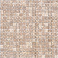 Мозаика Caramelle mosaic Pietrine 4 мм Emperador Light MAT 30,5x30,5 см — фото 1, Мозаика