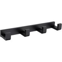 Вешалка для полотенец Abber Westen AA1751B Черная матовая — фото 1, Крючки для полотенец