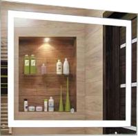 Зеркало Relisan Doris 1200х700 Гл000025087 с подсветкой с сенсорным выключателем — фото 1, Зеркала в ванную комнату