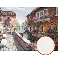 Фреска Ortograf Венеция 3708 Фактура флок FLK Флизелин (2*1,5) Разноцветный, Город — фото 1, Фрески