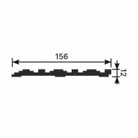 Панель стеновая Cosca Decor RP006 00-00078308 2800х156х12 мм — фото 3, Панели