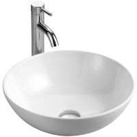 Раковина-чаша WeltWasser Elbach 3003 40 10000003852 Белый глянец — фото 1, Раковины накладные