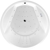 Акриловая ванна Excellent Great Arc 160x160 WAEX.GRE16.NANO.CR с гидромассажем — фото 1, Ванны