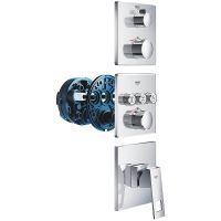 Товар: Смеситель для душа Grohe Grohtherm 24079000 с термостатом Хром - фото 3 Смеситель для душа Grohe Grohtherm 24079000 с термостатом Хром — фото 3, Смеситель для душа