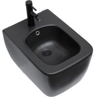 Биде Allen Brau Liberty 2 4.33010.31 подвесное Черное матовое — фото 2, Биде