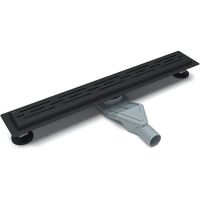 Душевой лоток Esbano Combi 80 C-RAIN-80MB ESTRCOMRAIN80MB с Черной матовой решеткой — фото 1, Душевые лотки