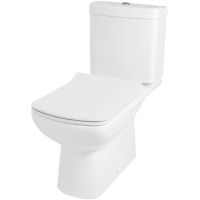 Унитаз компакт Creo Ceramique Tours TO1003N+TO1002RS с бачком и сиденьем Микролифт — фото 2, Унитазы