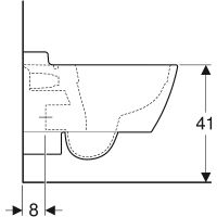 Товар: Унитаз Geberit Xeno 2 500.500.01.1 подвесной без сиденья Белый - фото 11 Унитаз Geberit Xeno 2 500.500.01.1 подвесной без сиденья Белый — фото 11, Подвесные унитазы
