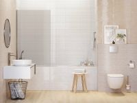 Товар: Керамическая плитка Cersanit Pudra Мозаика рельеф бежевый PDG013 (PDG013D) настенная 20х44 см - фото 4 Керамическая плитка Cersanit Pudra Мозаика рельеф бежевый PDG013 (PDG013D) настенная 20х44 см — фото 4, Керамическая плитка