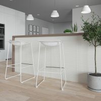 Керамическая плитка DNA Tiles Plinto In White Gloss 78803287 настенная 10,7х54,2 см — фото 2, Керамическая плитка