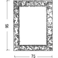 Зеркало Boheme Armadi Art NeoArt 75 516 Серебро — фото 4, Мебель для ванной