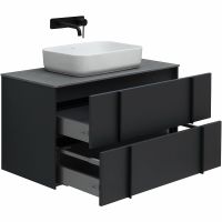 Тумба под раковину Allen Brau Reality 90 1.32006.AM подвесная Антрацит матовый — фото 11, Тумбы под раковину