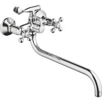 Смеситель для ванны Viko V-1215 универсальный Хром — фото 1, Смеситель для ванны