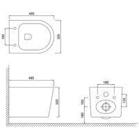 Унитаз Olive's Torres TR30116DP подвесной с сиденьем Микролифт — фото 3, Подвесные унитазы