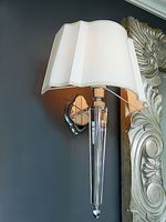 Светильник Devon&Devon Crystal DECRYSTALCR Хром Кремовый — фото 2, Аксессуары для ванной