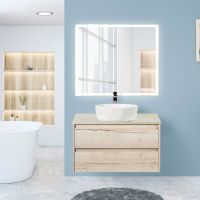 Товар: Зеркало BelBagno SPC-GRT-900-800-LED-TCH 90 с подсветкой с сенсорным выключателем - фото 2 Зеркало BelBagno SPC-GRT-900-800-LED-TCH 90 с подсветкой с сенсорным выключателем — фото 2, Зеркала в ванную комнату