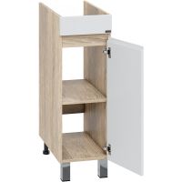 Тумба под раковину СанТа Марс 90 700397 Белая Янтарное дерево — фото 3, Тумбы под раковину