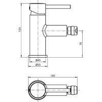 Товар: Смеситель для биде Koller Pool Orion OR0300 Хром - фото 2 Смеситель для биде Koller Pool Orion OR0300 Хром — фото 2, Смесители