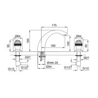 Товар: Смеситель для раковины Migliore Axo 27114 Золото - фото 2 Смеситель для раковины Migliore Axo 27114 Золото — фото 2, Смесители