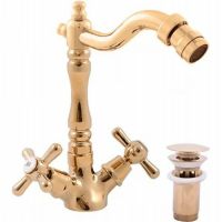 Смеситель для биде Rav Slezak Morava retro MK121.5/9Z Золото — фото 1, Смесители для биде
