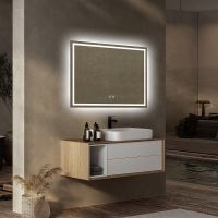 Товар: Зеркало Abber See 80 AG6104SP с подсветкой с сенсорным выключателем и диммером - фото 2 Зеркало Abber See 80 AG6104SP с подсветкой с сенсорным выключателем и диммером — фото 2, Зеркала в ванную комнату