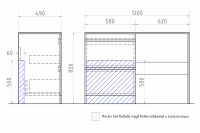 Тумба под раковину Vigo Urban 60 tn.URB.60.2Y Белая — фото 10, Тумбы под раковину