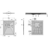 Душевой поддон из искусственного камня Grossman Strong 100x80 GR-S280100Q Графит — фото 9, Душевые поддоны из искусственного камня