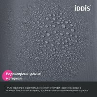 Штора для ванны Iddis Promo 180х200 P03PE18i11 Темно-серая — фото 4, Аксессуары для туалета