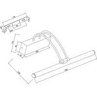 Товар: Подсветка для зеркал и картин Maytoni Mirror Finelli MIR004WL-L12B Черная - фото 5 Подсветка для зеркал и картин Maytoni Mirror Finelli MIR004WL-L12B Черная — фото 5, Подсветки