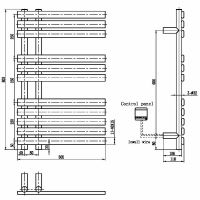 Товар: Электрический полотенцесушитель Boheme Venturo 723-BR Бронза - фото 2 Электрический полотенцесушитель Boheme Venturo 723-BR Бронза — фото 2, Электрические полотенцесушители