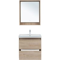 Товар: Тумба под раковину Aquanet Милан 70 336383 подвесная Дуб светлый - фото 11 Тумба под раковину Aquanet Милан 70 336383 подвесная Дуб светлый — фото 11, Мебель для ванной