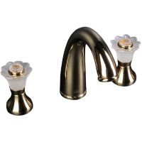 Смеситель для раковины Boheme Camelia 297 Золото — фото 1, Смесители