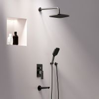 Душевая система Damixa Gala 953510300 Черная матовая — фото 9, Душевое оборудование. Душевая программа