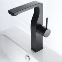 Смеситель для раковины Bravat Arc Черный арт-F16061K-A2-ENG — фото 1, Смесители для раковины