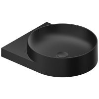 Раковина Ravak Yard 40 XJX0D040000 Черная матовая — фото 1, Раковины подвесные