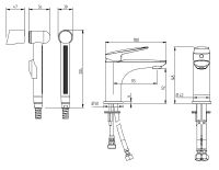 Товар: Смеситель для раковины Migliore Laguna 26082 с гигиеническим душем Хром - фото 2 Смеситель для раковины Migliore Laguna 26082 с гигиеническим душем Хром — фото 2, Смесители