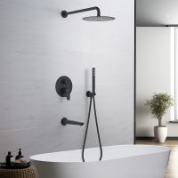 Товар: Душевая система Aquatek Бетта AQ1173MB Черная матовая - фото 6 Душевая система Aquatek Бетта AQ1173MB Черная матовая — фото 6, Встраиваемые душевые комплекты