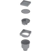 Душевой трап Berges Trend Keramik 100x100 093003 под плитку — фото 2, Трапы для душа