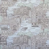 Товар: Обои Solo Voyage 168416-16 Винил на флизелине (1,06*10) Бежевый/Голубой/Зеленый, Город - фото 1 Обои Solo Voyage 168416-16 Винил на флизелине (1,06*10) Бежевый/Голубой/Зеленый, Город — фото 1, Обои для стен