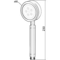 Товар: Ручной душ Orange LM33PDb Черный матовый - фото 5 Ручной душ Orange LM33PDb Черный матовый — фото 5, Душевое оборудование. Душевая программа