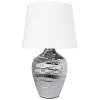 Настольная лампа Artelamp Korfu A4003LT-1CC Белый Хром — фото 1, Настольные лампы