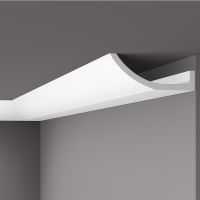 Карниз для скрытой подстветки NMC Wallstyl Essenza DSCLWT200040 2000x70x18 мм — фото 1, Карнизы