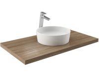 Раковина-чаша Ravak Moon 1 40 XJN01300000 Белая — фото 6, Раковины накладные