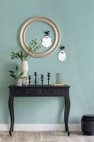 Обои Caselio Linen 2 68526899 Винил на флизелине (0,53*10,05) Бирюзовый, Однотонные — фото 2, Обои для стен