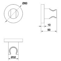 Товар: Держатель ручного душа Whitecross Y brushed nickel Y1006NIB Брашированный никель - фото 3 Держатель ручного душа Whitecross Y brushed nickel Y1006NIB Брашированный никель — фото 3, Душевое оборудование. Душевая программа