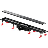 Товар: Душевой лоток AM.PM PrimeFlow 80 W02SC-P11-080-01BM с Черной матовой решеткой Cut Gradient - фото 2 Душевой лоток AM.PM PrimeFlow 80 W02SC-P11-080-01BM с Черной матовой решеткой Cut Gradient — фото 2, Душевые лотки