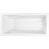 Акриловая ванна Whitecross Palace 180х80 0104.180080.100.RELAX.WH с гидромассажем — фото 1, Ванны